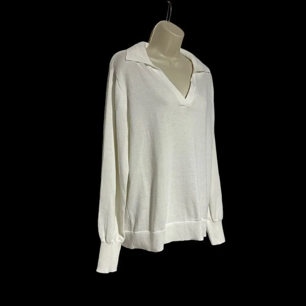NWT Vince Camuto Women’s Pullover Collared Lightweight Sweater